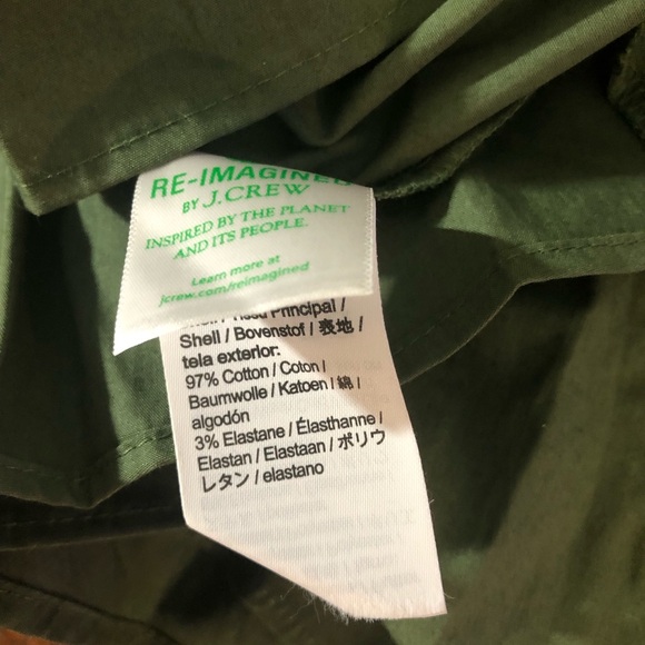 NWT J Crew Upcycle Embroidered Strapless Peplum Top in Stretch Cotton - Size 4 - Picture 5 of 6